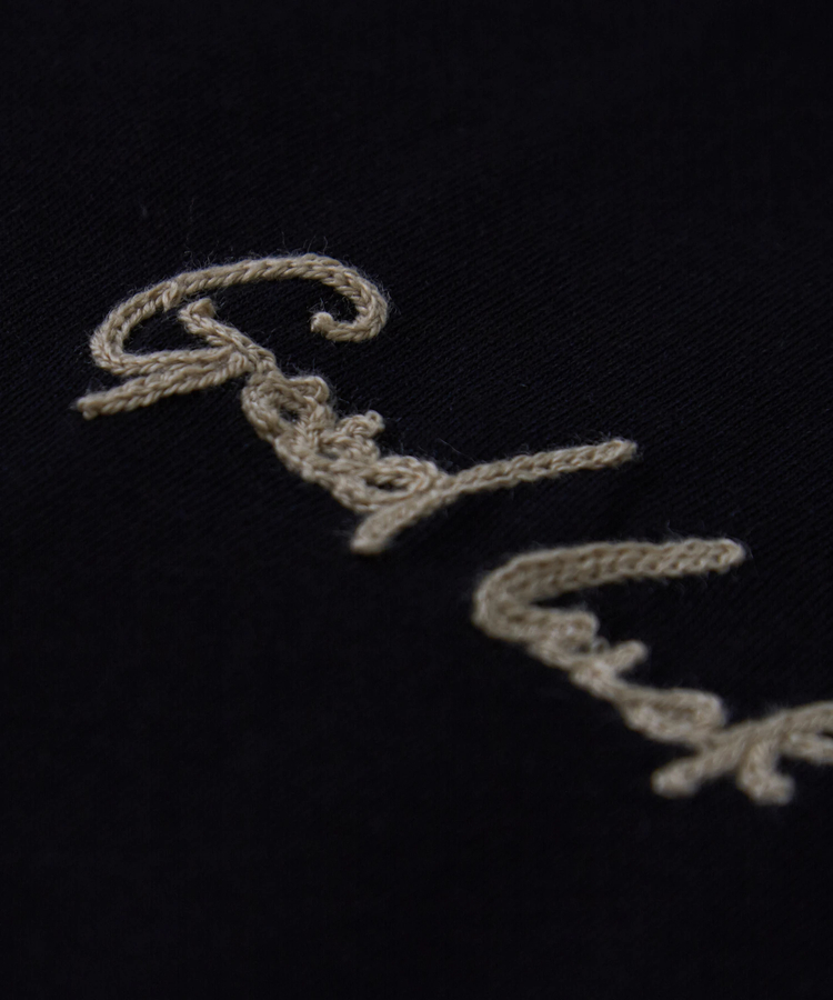 CUBE SUGAR(キューブシュガー) |天竺 ランダム 刺繍 Tシャツ