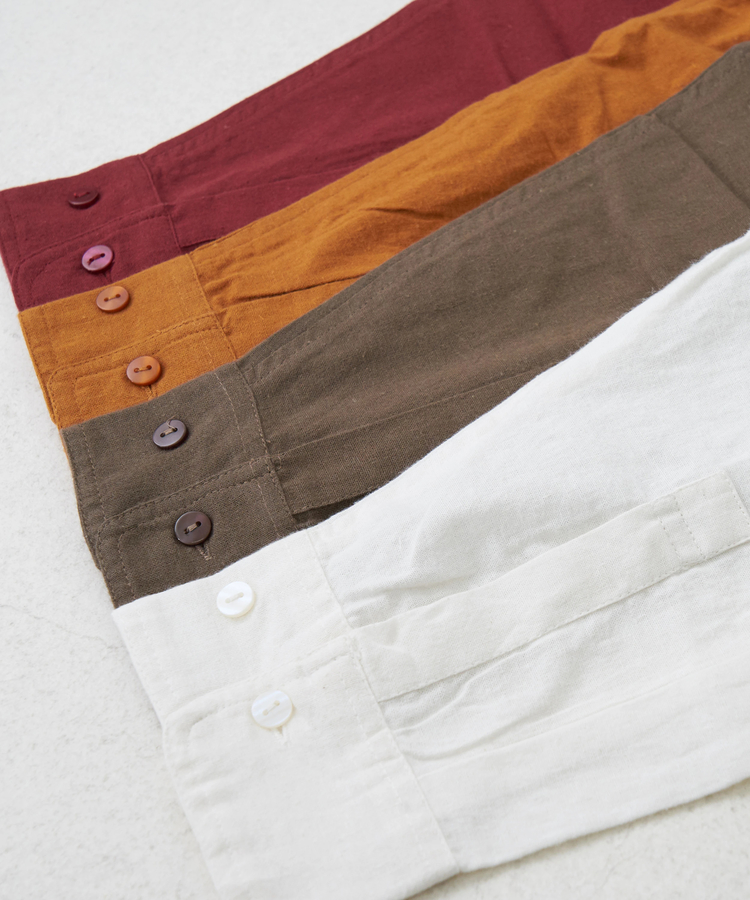 CUBE SUGAR(キューブシュガー) |【秋冬新作】インド 起毛 シーチング 刺繍 ビッグシャツ