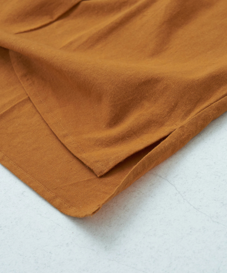 CUBE SUGAR(キューブシュガー) |【秋冬新作】インド 起毛 シーチング 刺繍 プルオーバー ブラウス