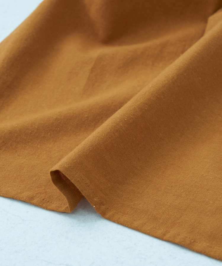 CUBE SUGAR(キューブシュガー) |【秋冬新作】インド 起毛 シーチング 刺繍 プルオーバー ブラウス