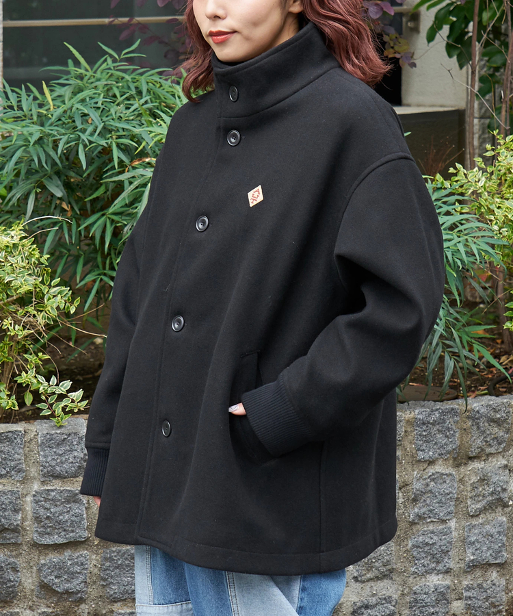 CUBE SUGAR(キューブシュガー) |【秋冬新作】ウールフィール スタンドカラー ジャケット