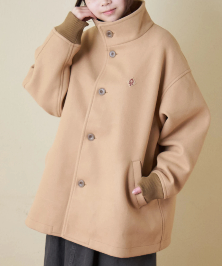 CUBE SUGAR(キューブシュガー) |【秋冬新作】ウールフィール スタンドカラー ジャケット