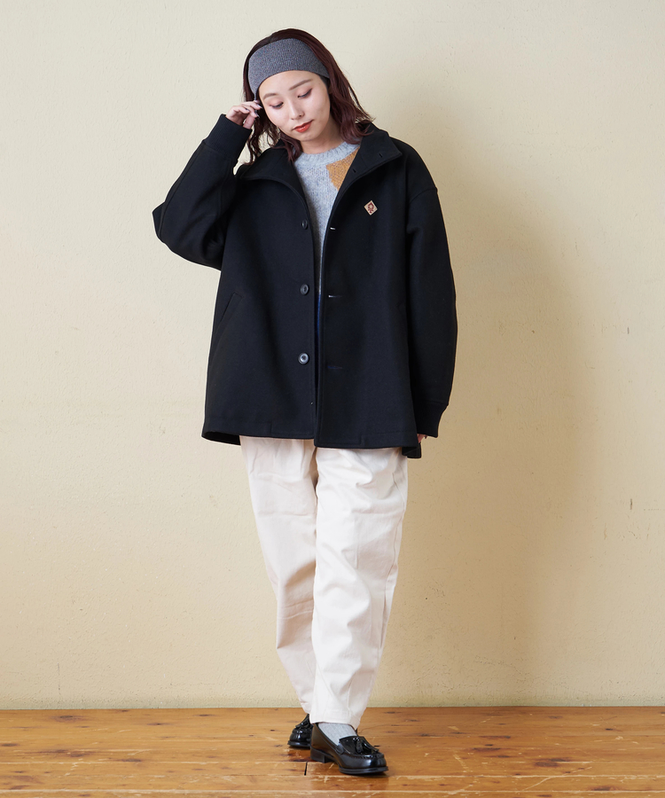 CUBE SUGAR(キューブシュガー) |【秋冬新作】ウールフィール スタンドカラー ジャケット