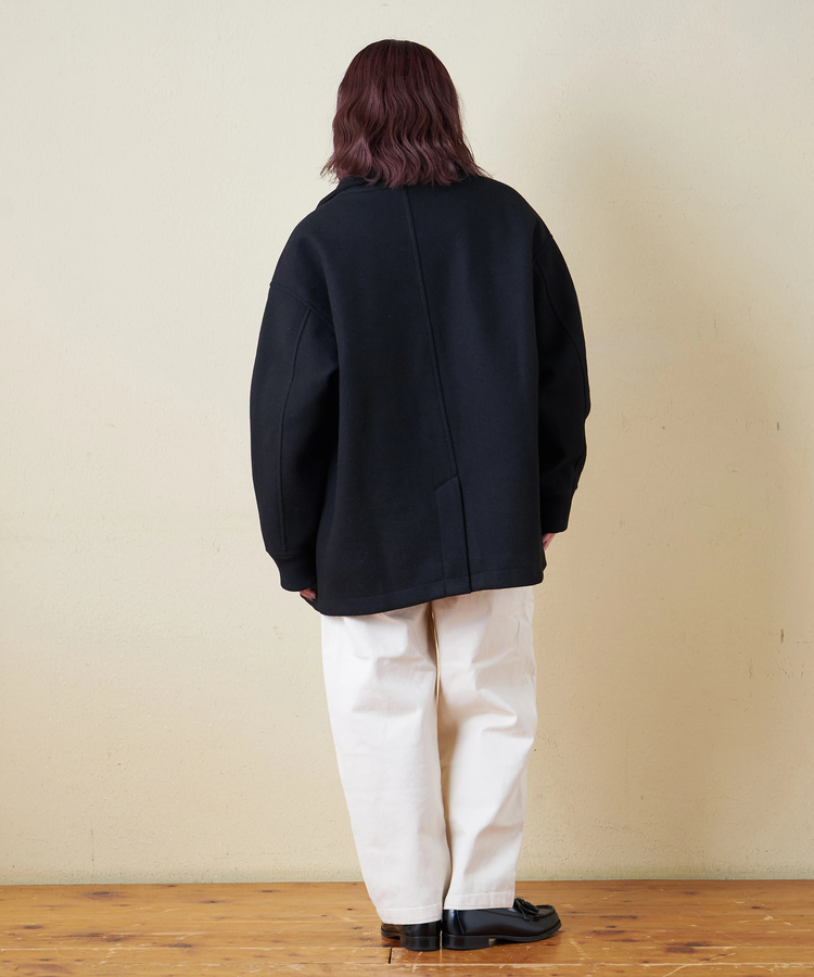 CUBE SUGAR(キューブシュガー) |【秋冬新作】ウールフィール スタンドカラー ジャケット