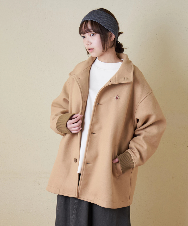 CUBE SUGAR(キューブシュガー) |【秋冬新作】ウールフィール スタンドカラー ジャケット