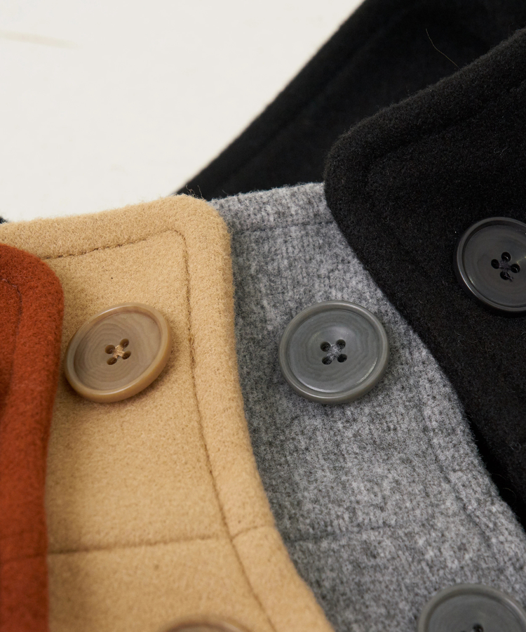 CUBE SUGAR(キューブシュガー) |【秋冬新作】ウールフィール スタンドカラー ジャケット