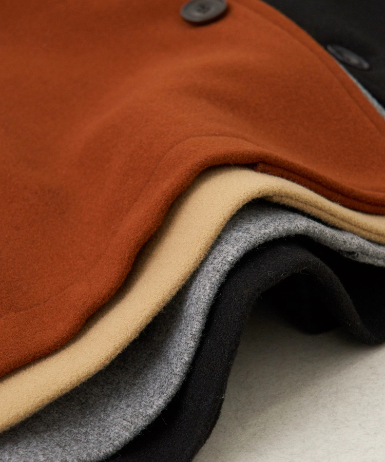 CUBE SUGAR(キューブシュガー) |【秋冬新作】ウールフィール スタンドカラー ジャケット