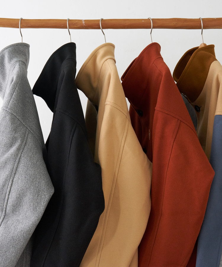 CUBE SUGAR(キューブシュガー) |【秋冬新作】ウールフィール スタンドカラー ジャケット