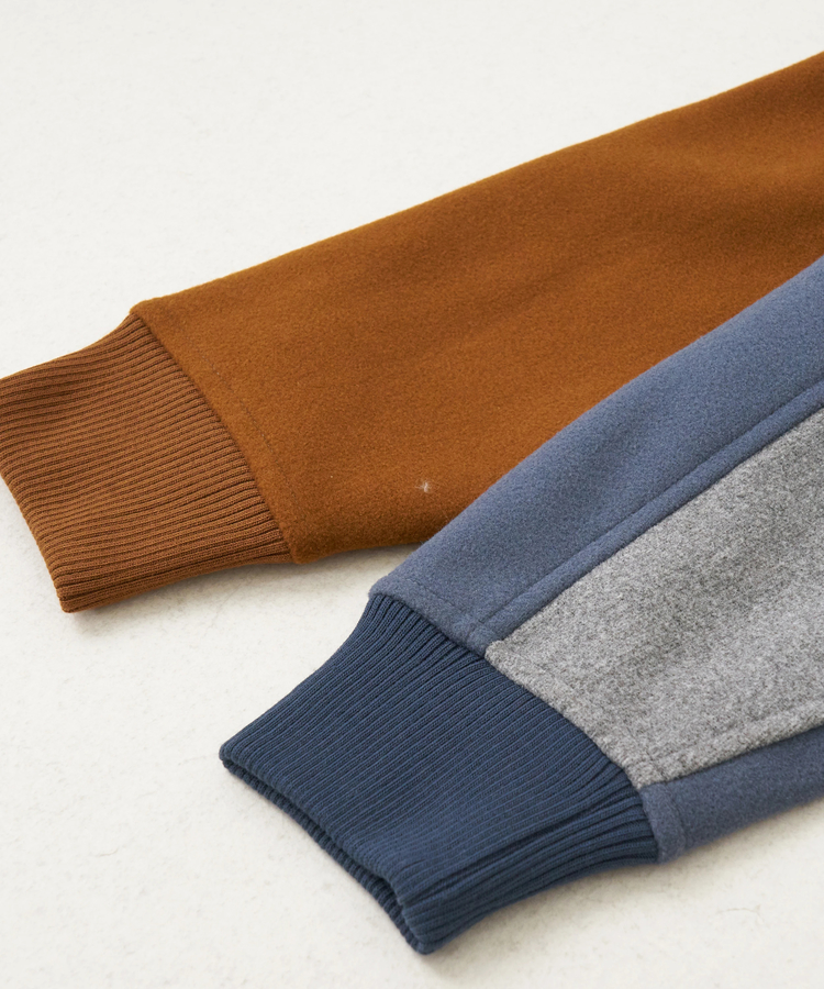 CUBE SUGAR(キューブシュガー) |【秋冬新作】ウールフィール スタンドカラー ジャケット