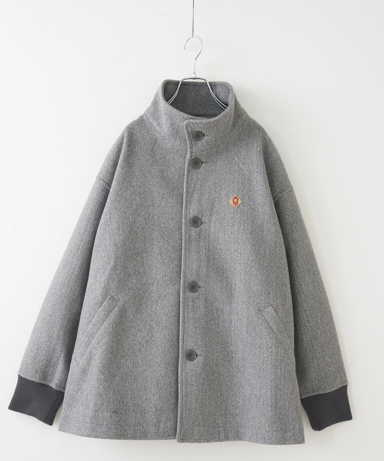 CUBE SUGAR(キューブシュガー) |【秋冬新作】ウールフィール スタンドカラー ジャケット