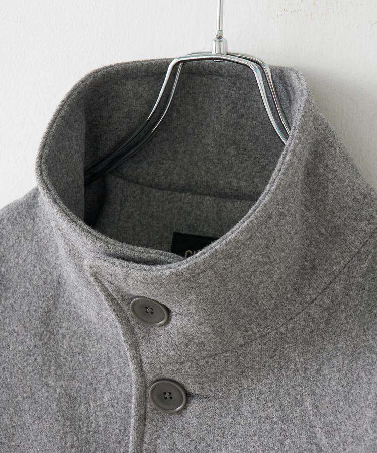 CUBE SUGAR(キューブシュガー) |【秋冬新作】ウールフィール スタンドカラー ジャケット