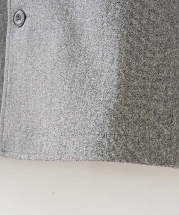 CUBE SUGAR(キューブシュガー) |【秋冬新作】ウールフィール スタンドカラー ジャケット