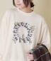 【秋冬新作】TC裏毛 プリント × 刺繍 プルオーバー スウェット