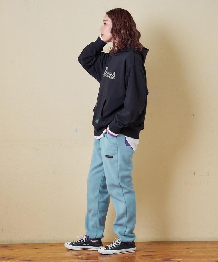 CUBE SUGAR(キューブシュガー) |【秋冬新作】TC裏毛 プリント × 刺繍 スウェット プルオーバー パーカー