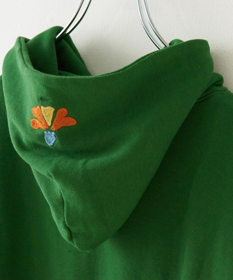 CUBE SUGAR(キューブシュガー) |【秋冬新作】TC裏毛 プリント × 刺繍 スウェット プルオーバー パーカー