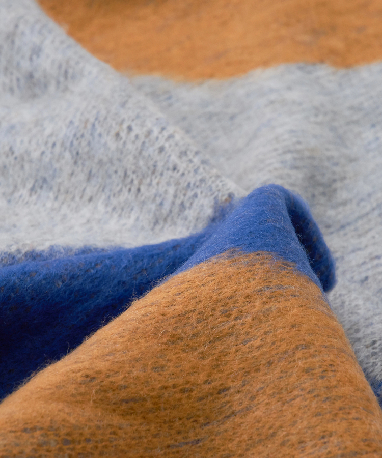 CUBE SUGAR(キューブシュガー) |【秋冬新作】モヘアタッチ ニット ジャガード マーブル柄 プルオーバー