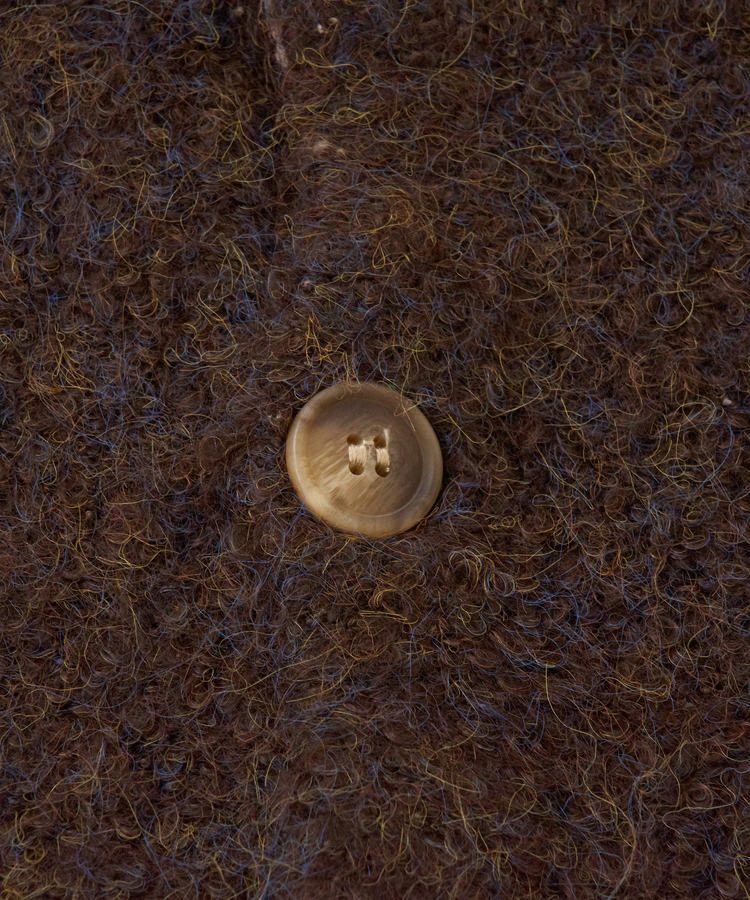 CUBE SUGAR(キューブシュガー) |【秋冬新作】1/4.6ループヤーン ニット クルーネック カーディガン