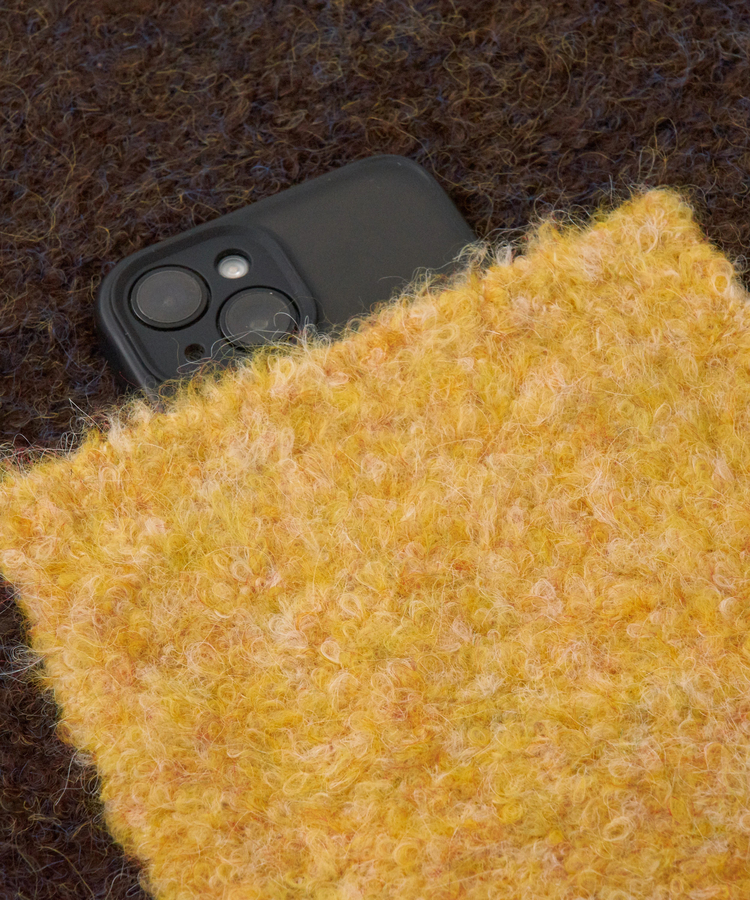 CUBE SUGAR(キューブシュガー) |【秋冬新作】1/4.6ループヤーン ニット クルーネック カーディガン