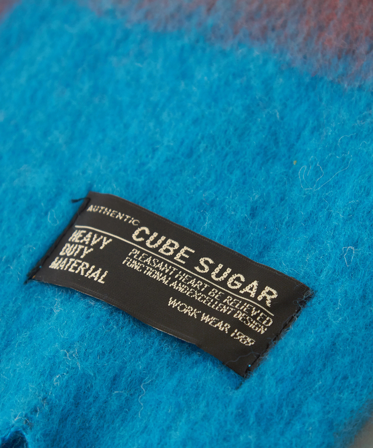 CUBE SUGAR(キューブシュガー) |【秋新作】チェック柄 切替 ストール