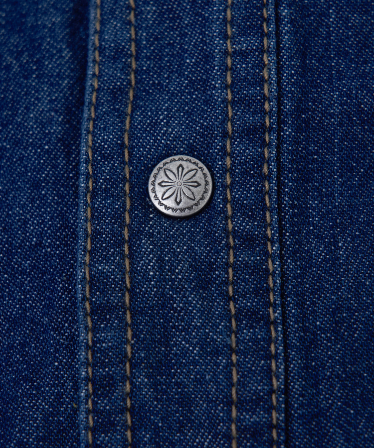 CUBE SUGAR(キューブシュガー) |【秋冬新作】8オンス デニム ビッグ レギュラー シャツ