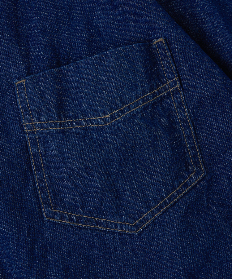 CUBE SUGAR(キューブシュガー) |【秋冬新作】8オンス デニム ビッグ レギュラー シャツ