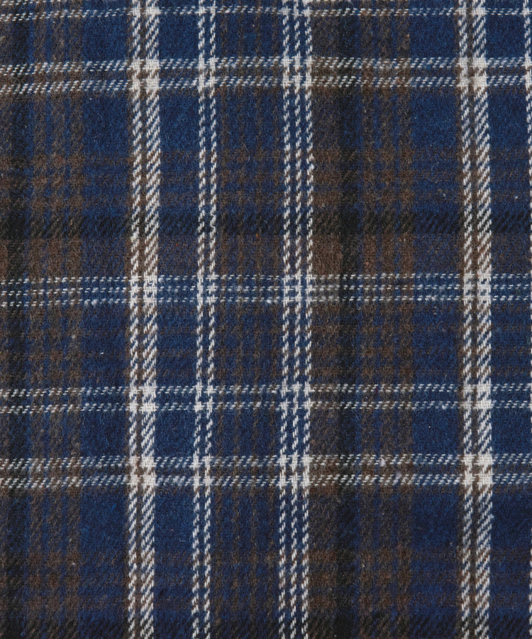 CUBE SUGAR(キューブシュガー) |【秋冬新作】ネル チェック 切替 ビッグシャツ