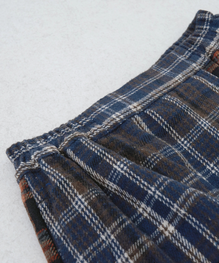 CUBE SUGAR(キューブシュガー) |【秋冬新作】ネルチェック ラップ風 スカート