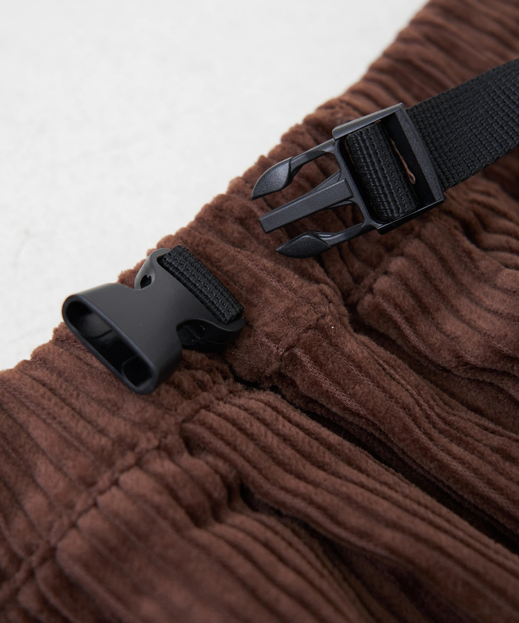 CUBE SUGAR(キューブシュガー) |【秋冬新作】6W コーデュロイ ロゴプリント イージーパンツ