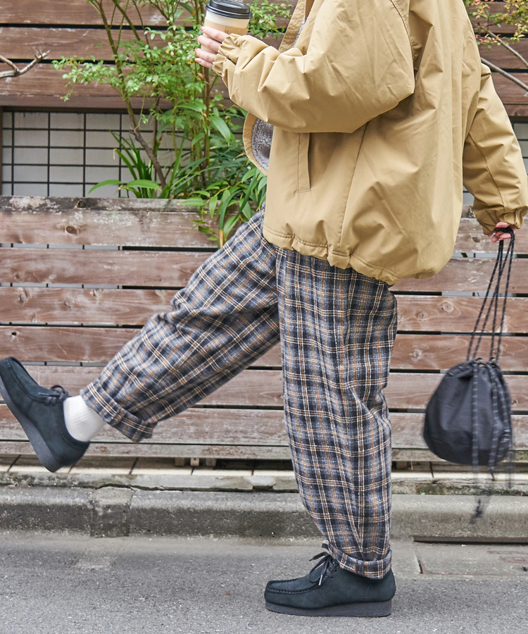 CUBE SUGAR(キューブシュガー) |【秋冬新作】ウールフィール イージータックパンツ