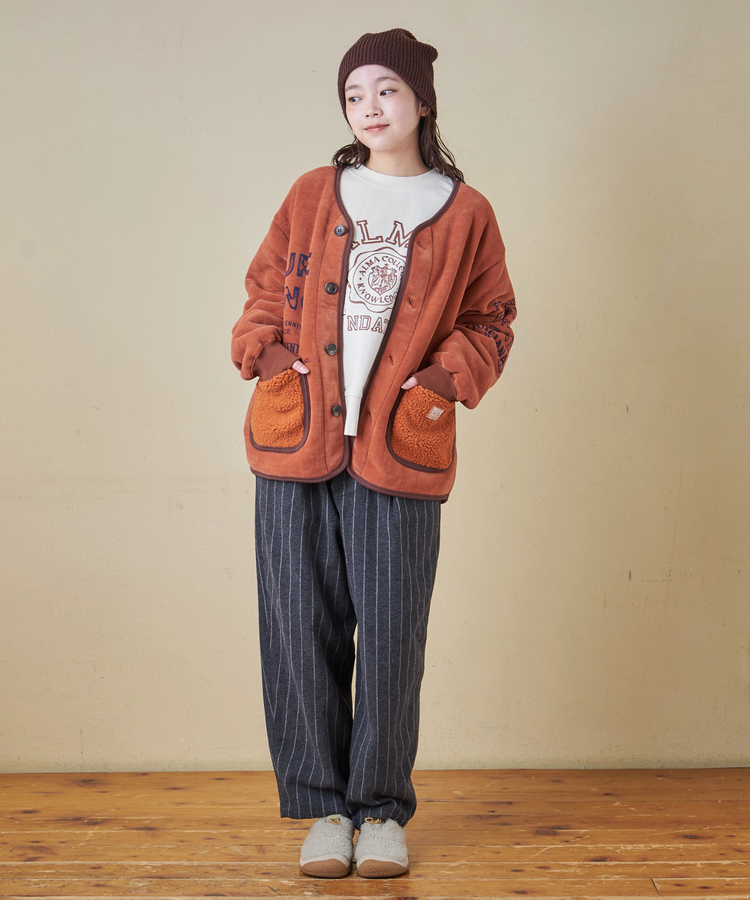 CUBE SUGAR(キューブシュガー) |【秋冬新作】ウールフィール イージータックパンツ