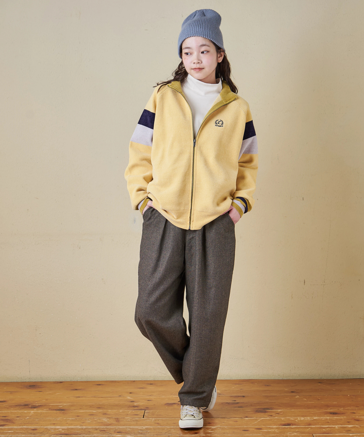 CUBE SUGAR(キューブシュガー) |【秋冬新作】ウールフィール イージータックパンツ