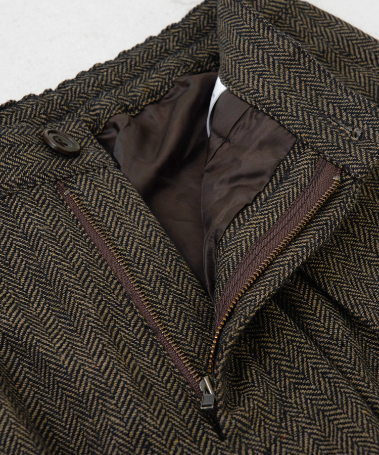 CUBE SUGAR(キューブシュガー) |【秋冬新作】ウールフィール イージータックパンツ