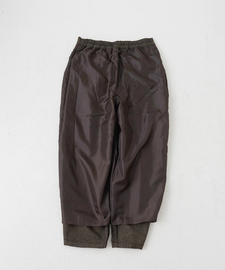 CUBE SUGAR(キューブシュガー) |【秋冬新作】ウールフィール イージータックパンツ