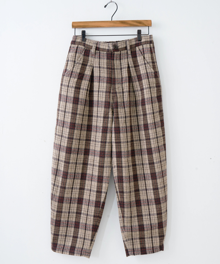 CUBE SUGAR(キューブシュガー) |【秋冬新作】ウールフィール イージータックパンツ