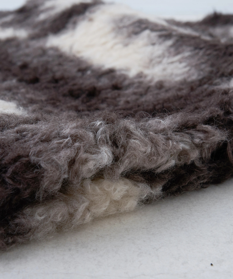 CUBE SUGAR(キューブシュガー) |【秋冬新作】カーリーファー トグルボタン Vネック ベスト