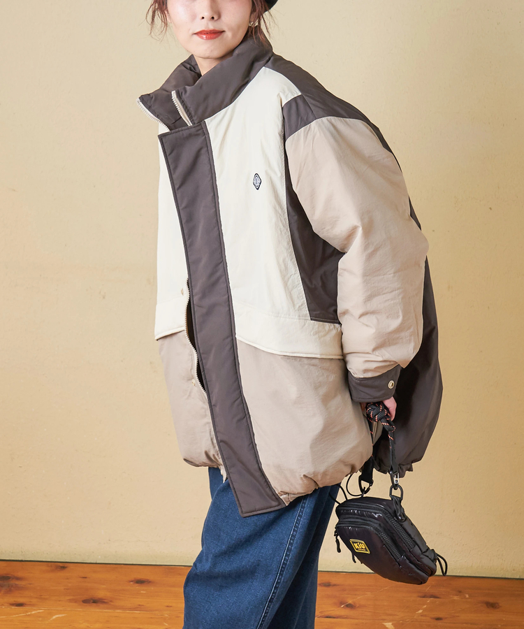 CUBE SUGAR(キューブシュガー) |【秋冬新作】ナイロン 中綿 モンスター ジャケット