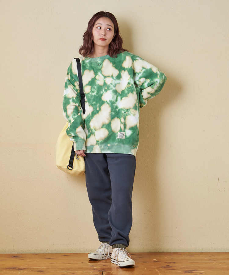 CUBE SUGAR(キューブシュガー) |【秋冬新作】裏起毛 スウェット タイダイ プルオーバー