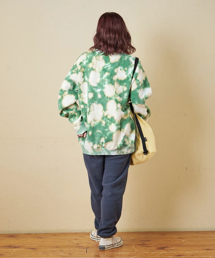 CUBE SUGAR(キューブシュガー) |【秋冬新作】裏起毛 スウェット タイダイ プルオーバー