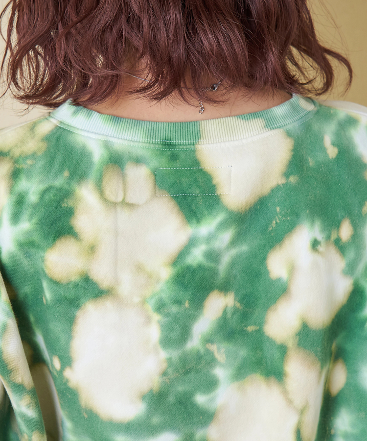 CUBE SUGAR(キューブシュガー) |【秋冬新作】裏起毛 スウェット タイダイ プルオーバー