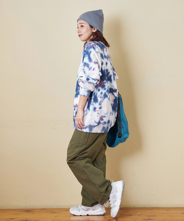 CUBE SUGAR(キューブシュガー) |【秋冬新作】裏起毛 スウェット タイダイ プルオーバー