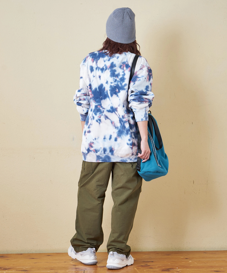 CUBE SUGAR(キューブシュガー) |【秋冬新作】裏起毛 スウェット タイダイ プルオーバー