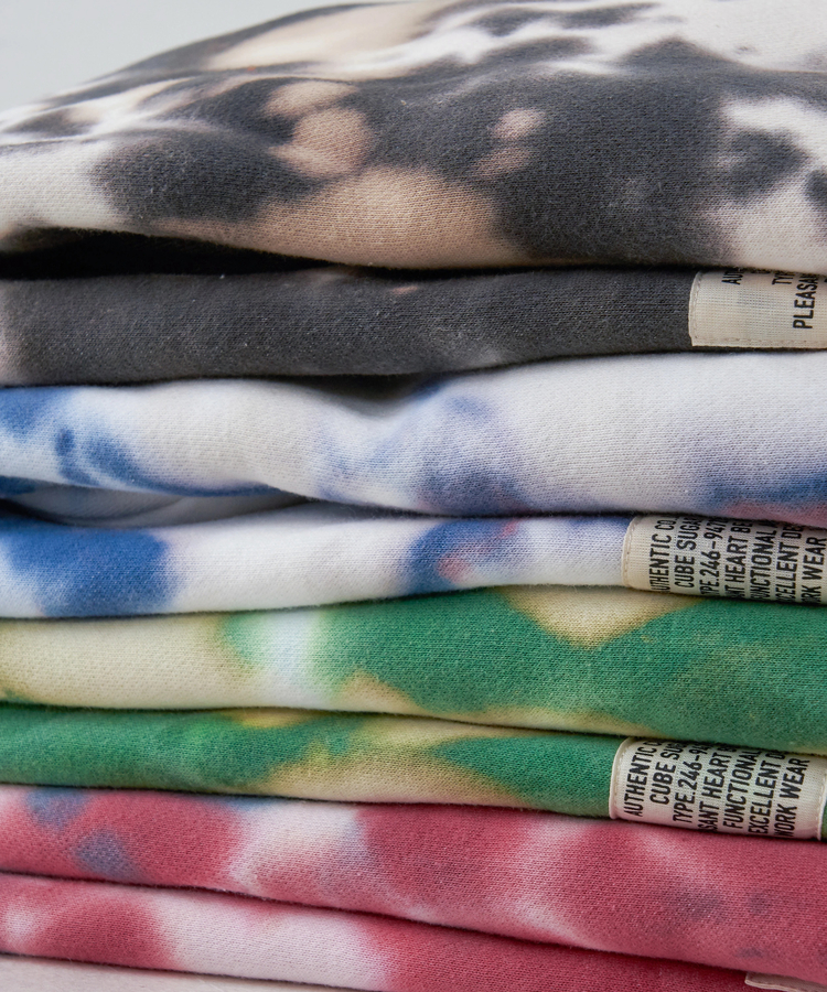 CUBE SUGAR(キューブシュガー) |【秋冬新作】裏起毛 スウェット タイダイ プルオーバー