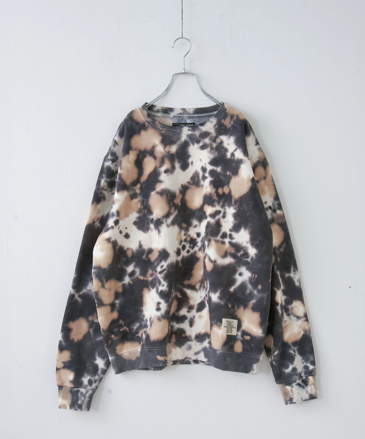 CUBE SUGAR(キューブシュガー) |【秋冬新作】裏起毛 スウェット タイダイ プルオーバー