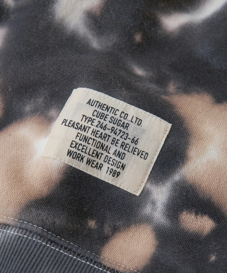 CUBE SUGAR(キューブシュガー) |【秋冬新作】裏起毛 スウェット タイダイ プルオーバー