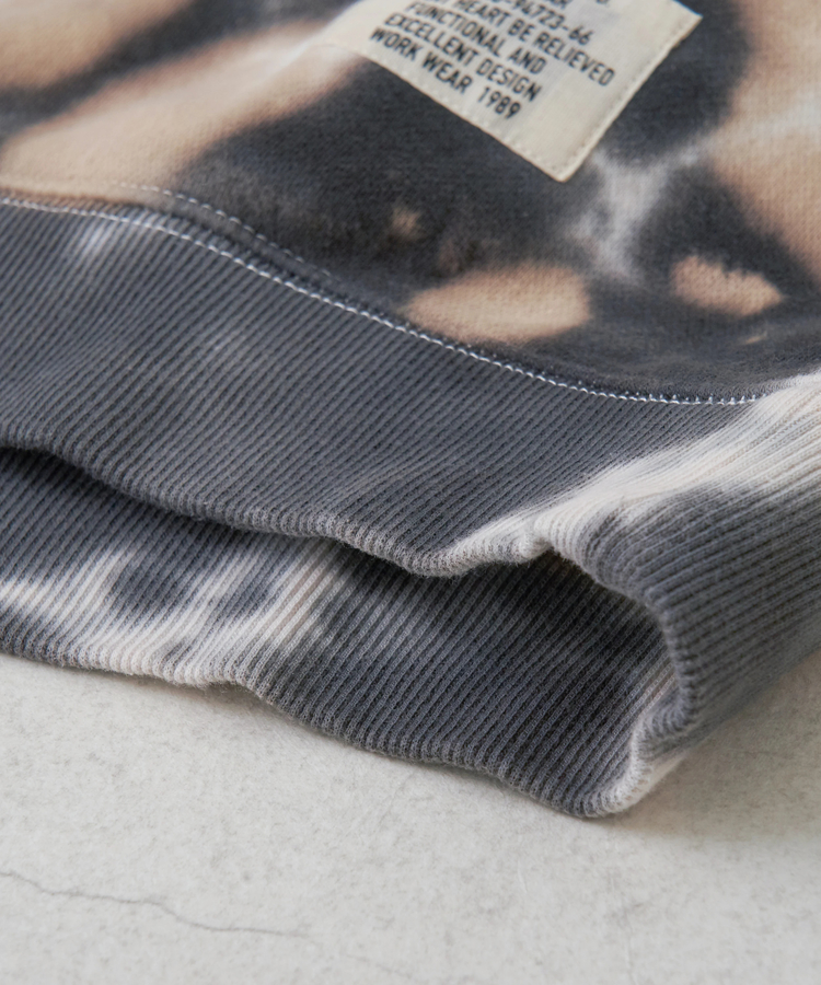 CUBE SUGAR(キューブシュガー) |【秋冬新作】裏起毛 スウェット タイダイ プルオーバー