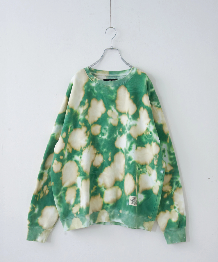 CUBE SUGAR(キューブシュガー) |【秋冬新作】裏起毛 スウェット タイダイ プルオーバー