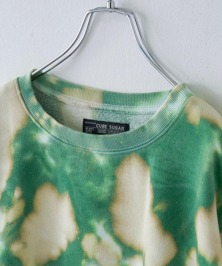 CUBE SUGAR(キューブシュガー) |【秋冬新作】裏起毛 スウェット タイダイ プルオーバー