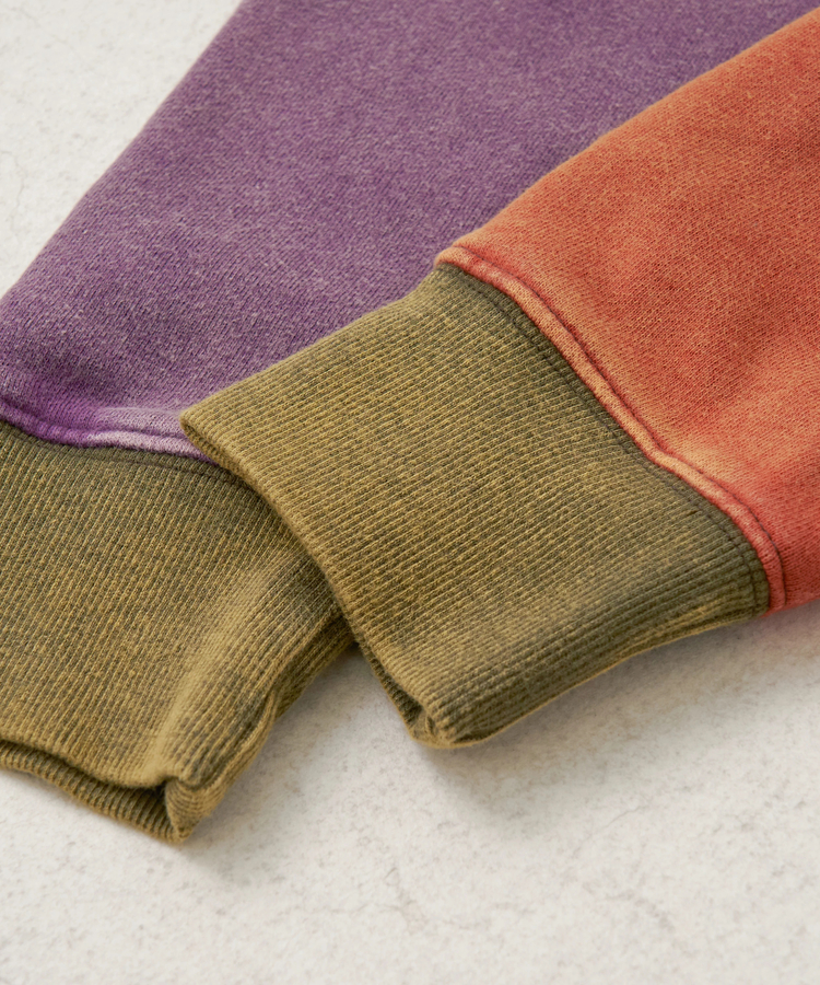 CUBE SUGAR(キューブシュガー) |【秋冬新作】CVC裏毛 裏起毛 スノーウォッシュ ロゴプリント プルオーバー