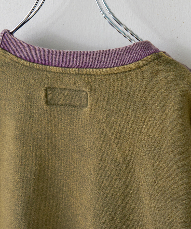 CUBE SUGAR(キューブシュガー) |【秋冬新作】CVC裏毛 裏起毛 スノーウォッシュ ロゴプリント プルオーバー