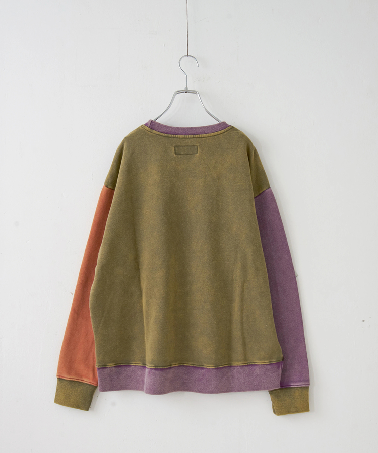 CUBE SUGAR(キューブシュガー) |【秋冬新作】CVC裏毛 裏起毛 スノーウォッシュ ロゴプリント プルオーバー